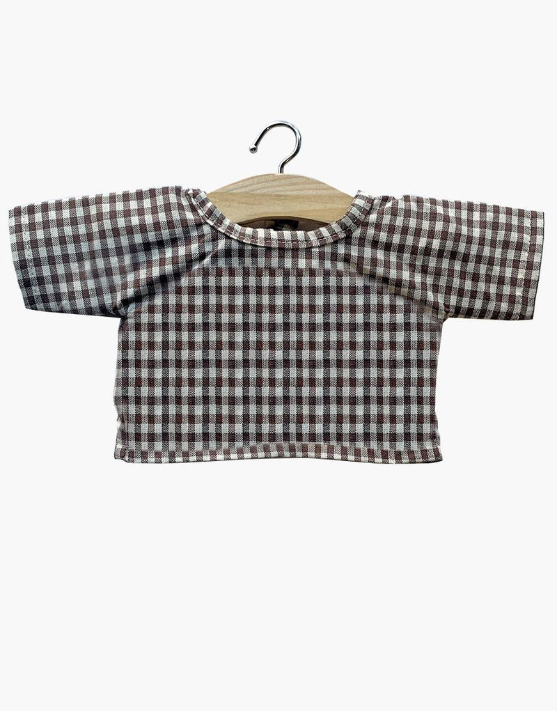 Paul Shirt in Chocolate Gingham