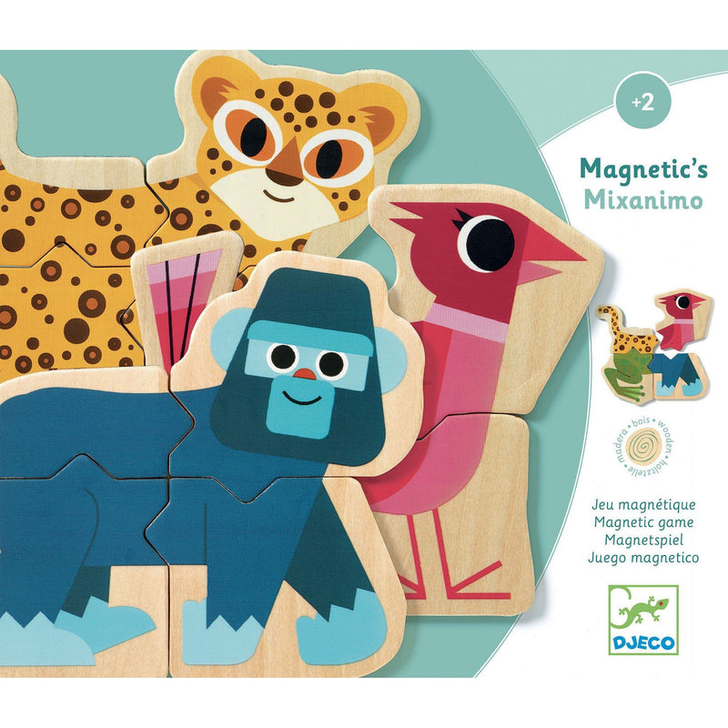 Mixanimo Mix &amp; Match Wooden Animal Magnets