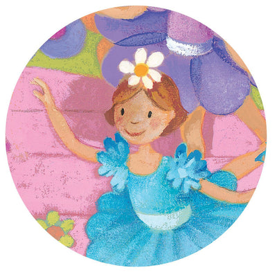 Ballerina with The Flower 36pc Silhouette Jigsaw Puzzle