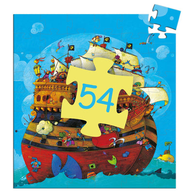 Barbarossa's Boat 54pc Silhouette Jigsaw Puzzle