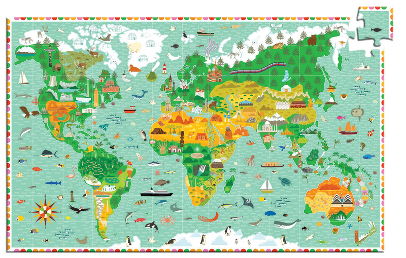 Around the World 100pc Observation Jigsaw Puzzle + Poster + Booklet