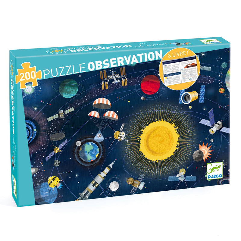 Space 200pc Observation Jigsaw Puzzle + Poster + Booklet