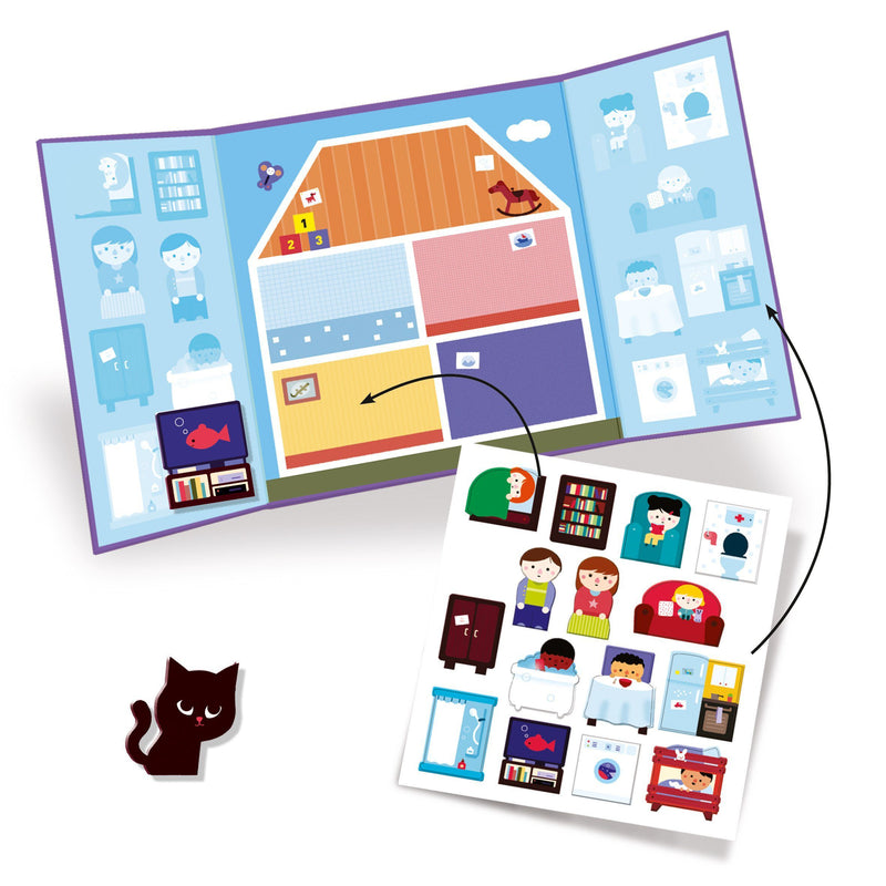 House Toddler Repositionable Sticker Book