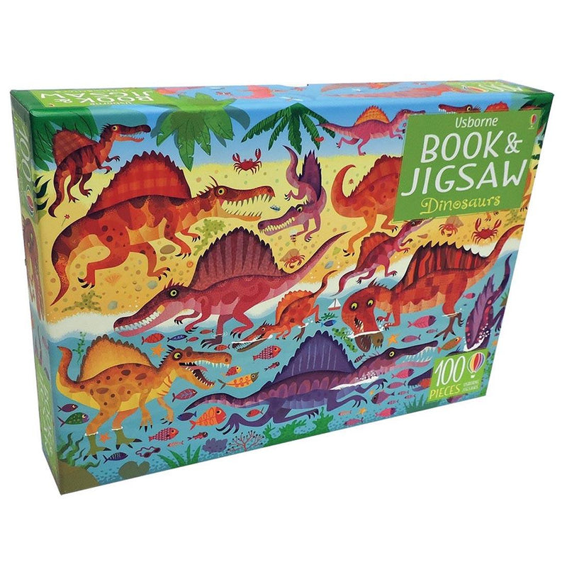 Dinosaurs - Book & Jigsaw Puzzle (100 pcs)