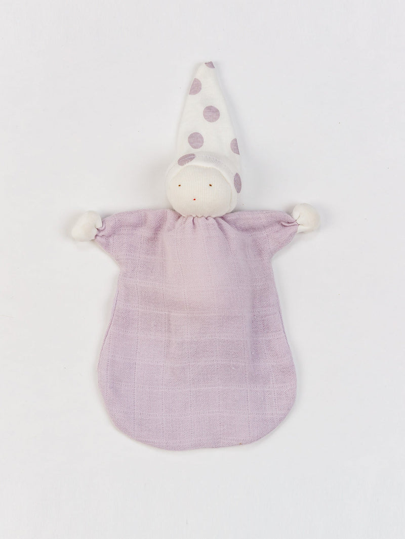 Organic Muslin Sleeping Doll - Lavender