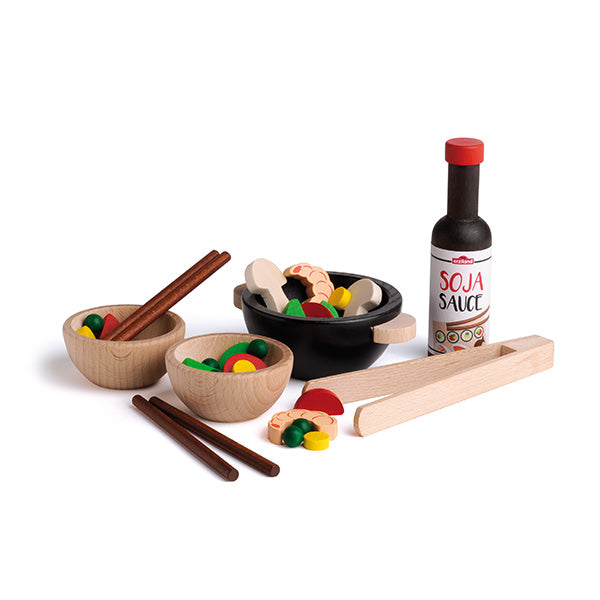 Erzi BAKING PARTY Erzi Wooden Play Food Macaroons in a Tin | Waldorf Toys Made in