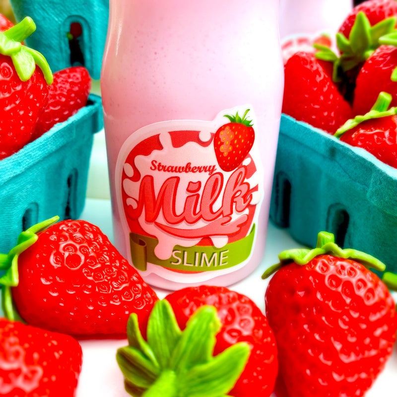 Strawberry Milk Glossy Slime