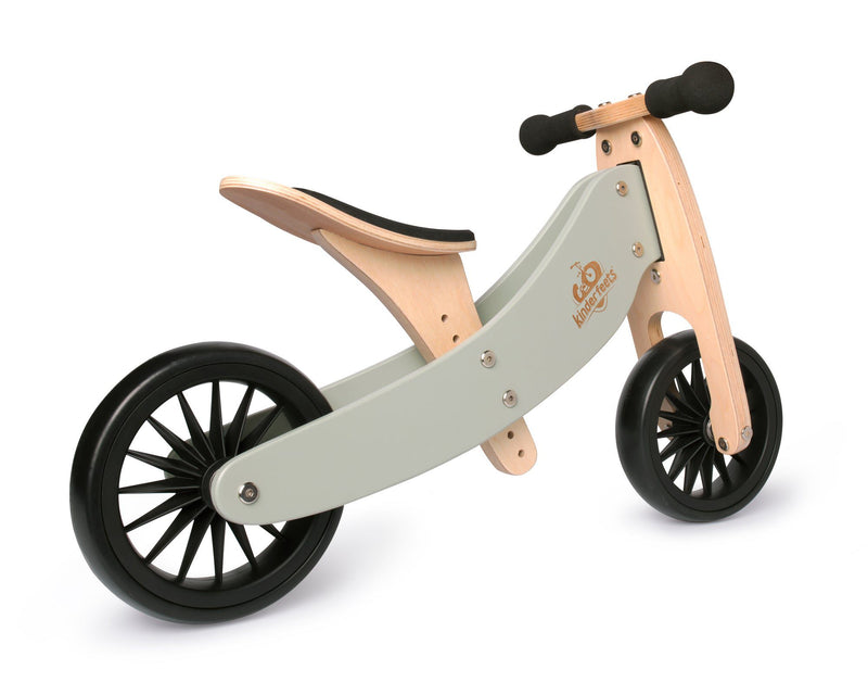Tiny Tots Plus 2-in-1 Tricycle and Balance Bike, Silver Sage