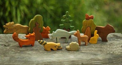 Forest Animal Set, 9 pieces
