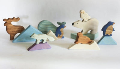 Polar Animals Set, 8 pieces