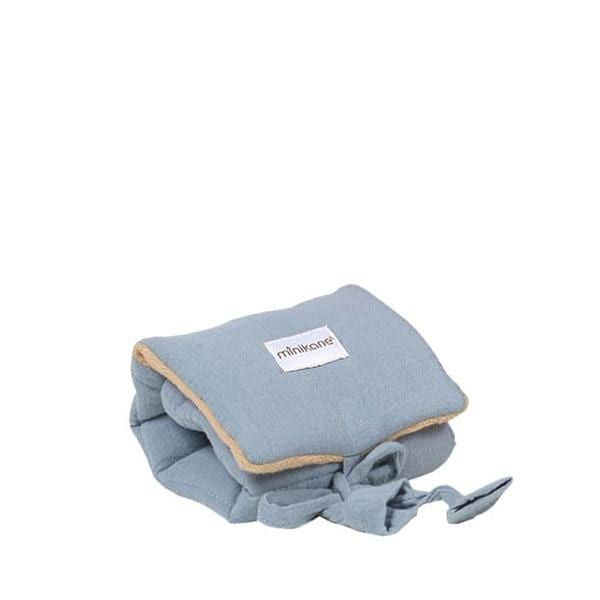 Baby Nomade Blue Artic Changing Pad and Wooden Bottle