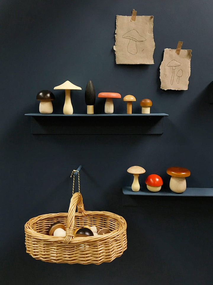 置物 FOREST MUSHROOMS BASKET MOONPICNIC Forest Mushrooms Basket - Moon Picnic