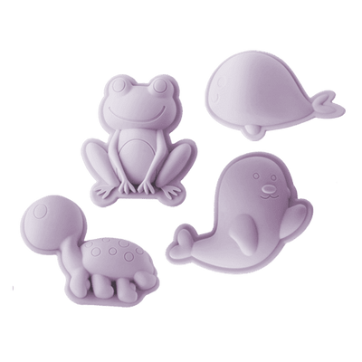 Light Purple Sand Molds - Frog Set