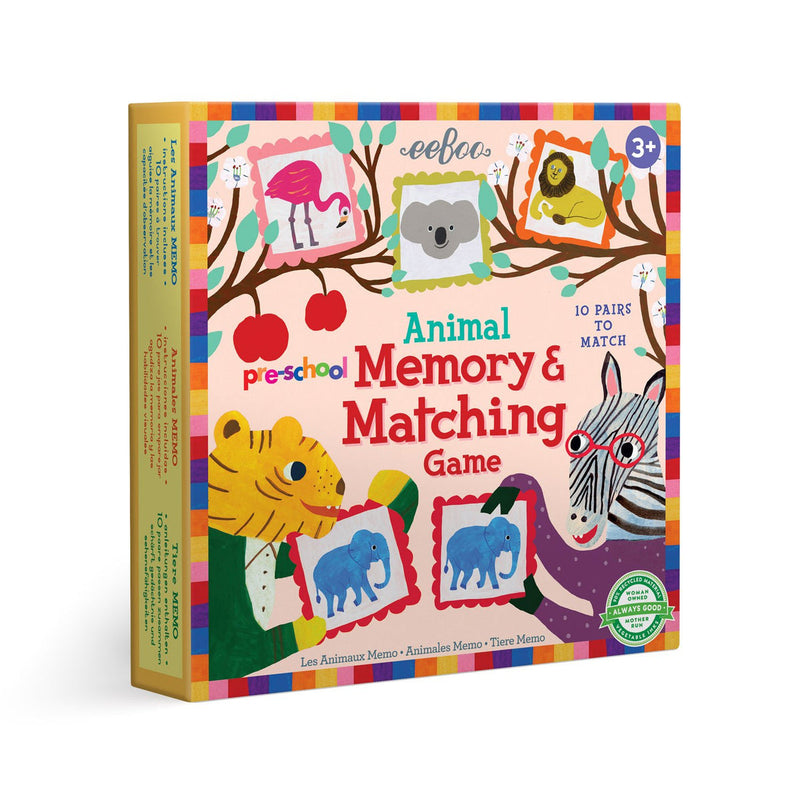 Pre-School Animal Memory &amp; Matching Game