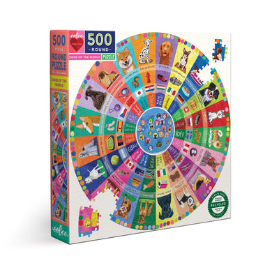 Dogs of the World 500 Piece Puzzle