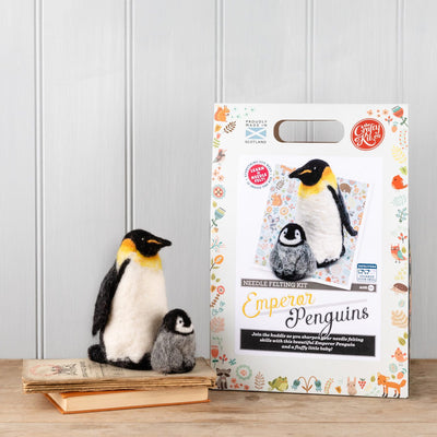 Emperor Penguins Needle Felting Kit