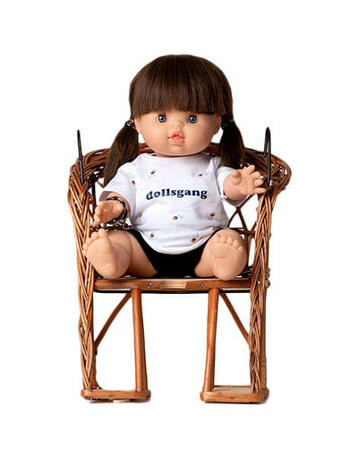 Wicker Doll Bicycle Chair