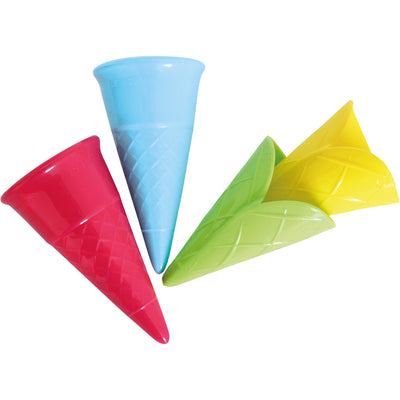Ice Cream 5 Piece Set with 4 Cones and a Scoop