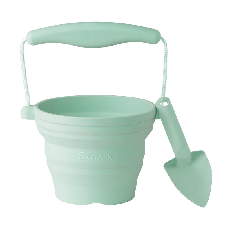 Seedling Pot with Spade, Mint Green