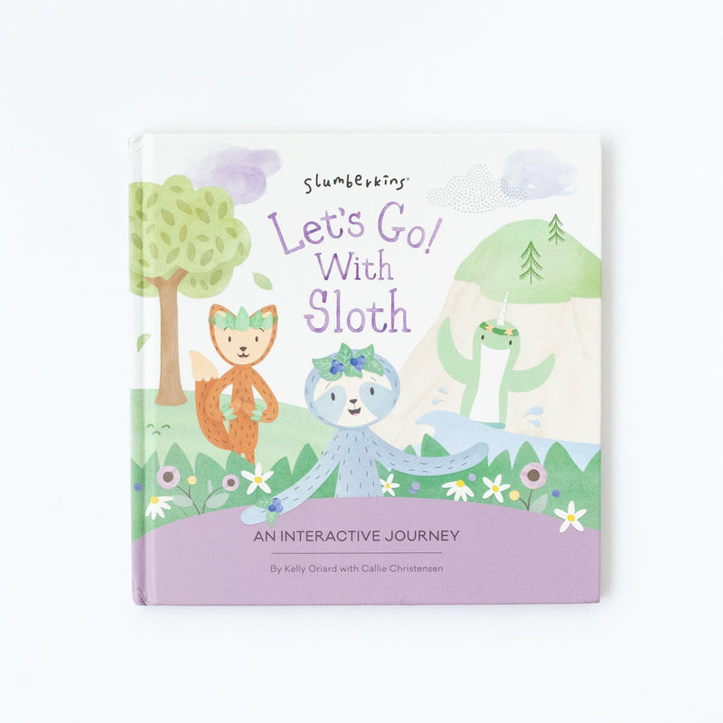 Blueberry Sloth Snuggler & Interactive Hardcover Book