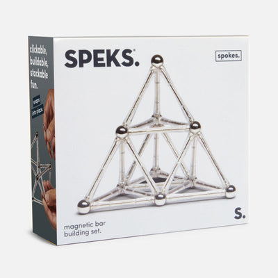 Spokes Magnetic Building Set - Nickel