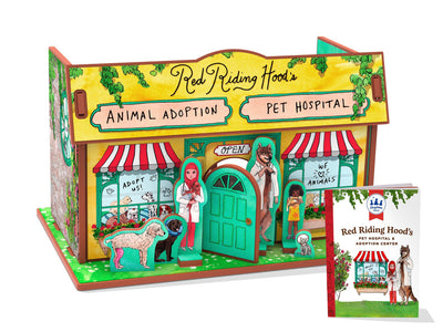 Red Riding Hood's Animal Hospital Book and Playset