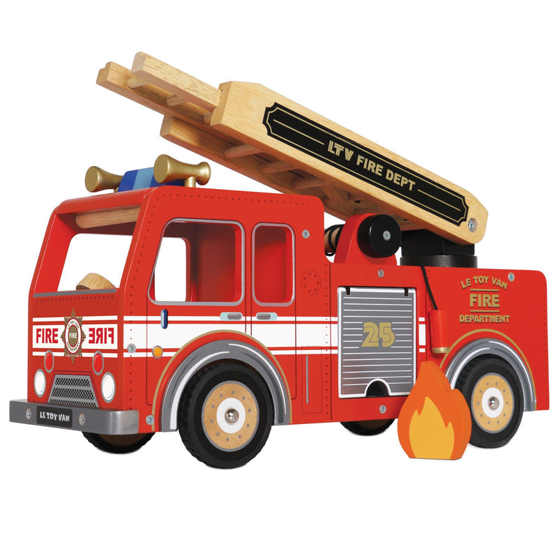Wooden Fire Engine Truck – Flying Pig Toys