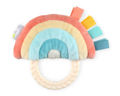 Ritzy Rattle Pal™ Plush Rattle Pal with Teether - Rainbow