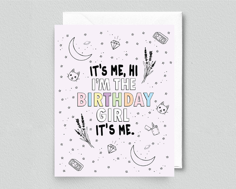 It’s me, Hi - I’m the Birthday Girl Card Taylor Swift