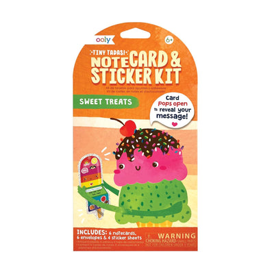 Tiny Tada! Note Cards & Sticker Set - Sweet Treats