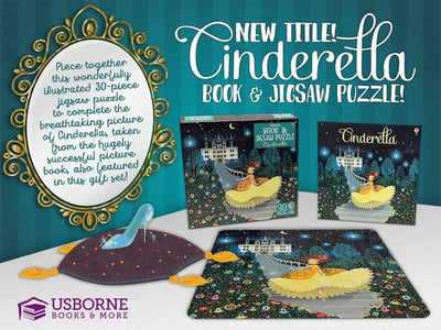 Cinderella - Book & Jigsaw Puzzle (30 pcs)