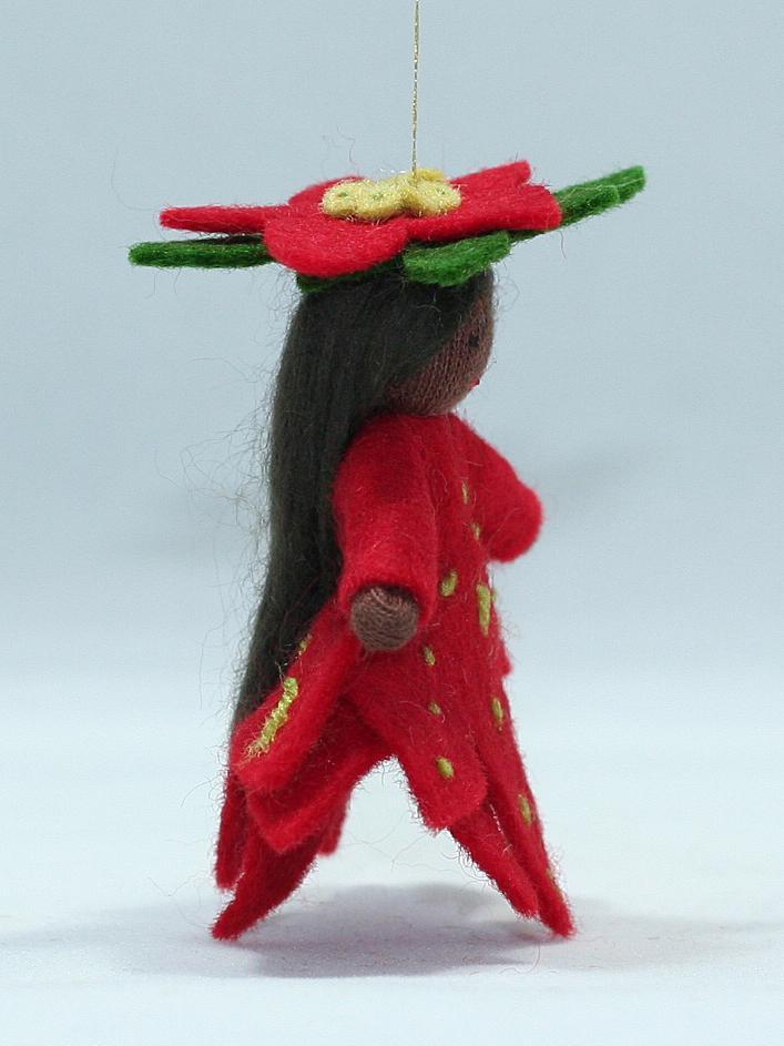Poinsettia Princess (hanging doll; all skin tones)