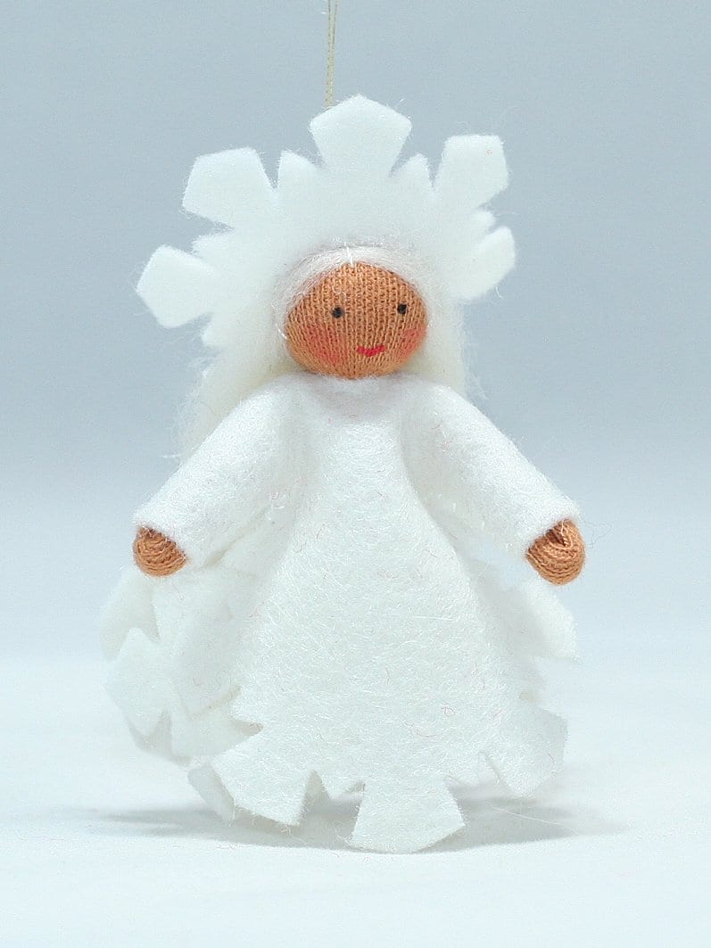 Snowflake Princess (hanging doll; Medium and Dark Skin Tones)