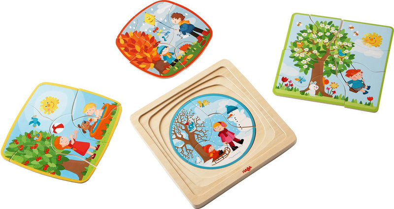 4 in 1 Wooden Puzzle My Time of The Year