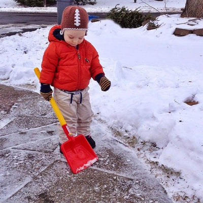 Children's Long Handled Flat Shovel for Snow or Sand