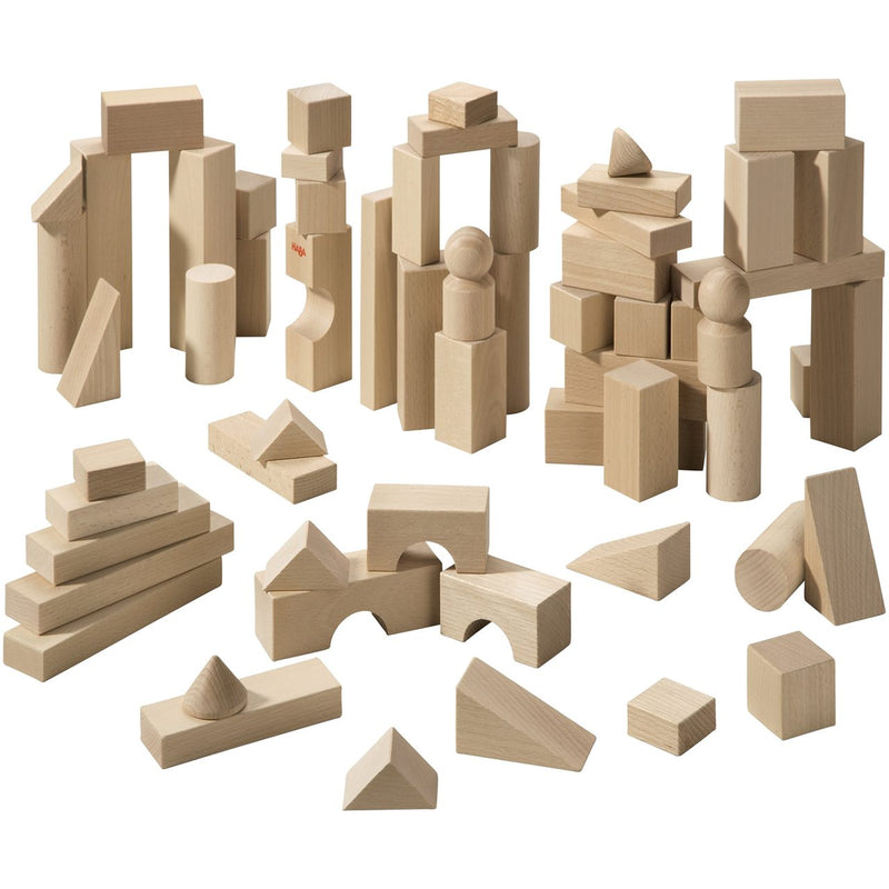 Basic Blocks Sets Basic Building Blocks 60 Piece Large Starter Set – Flying Pig Toys