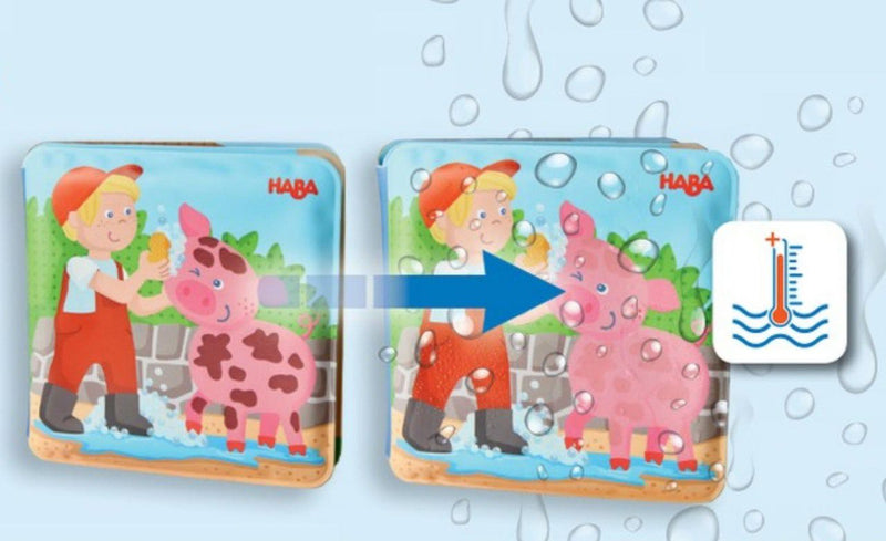 Farm Animal Magic Color Changing Wash Away Bath Book