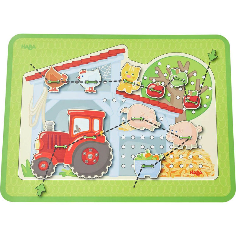 Farm Threading and Lacing Game