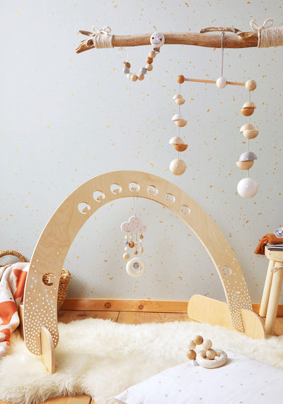 Dots Wooden Baby Gift Set