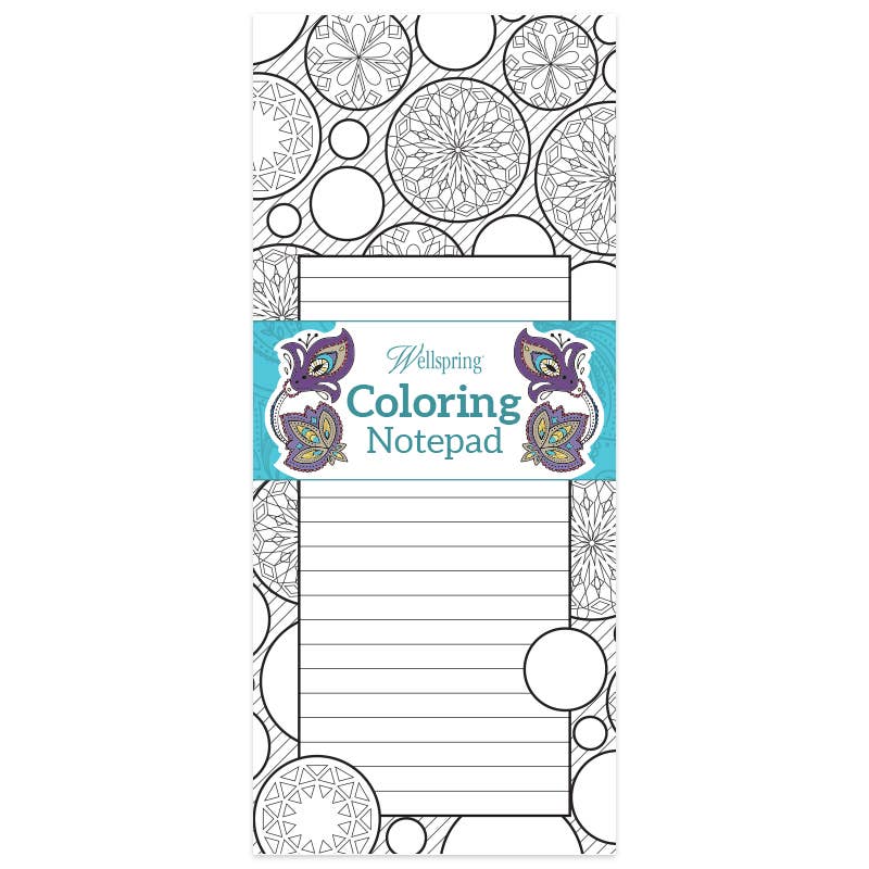 Coloring Notepad - Kaleidoscope