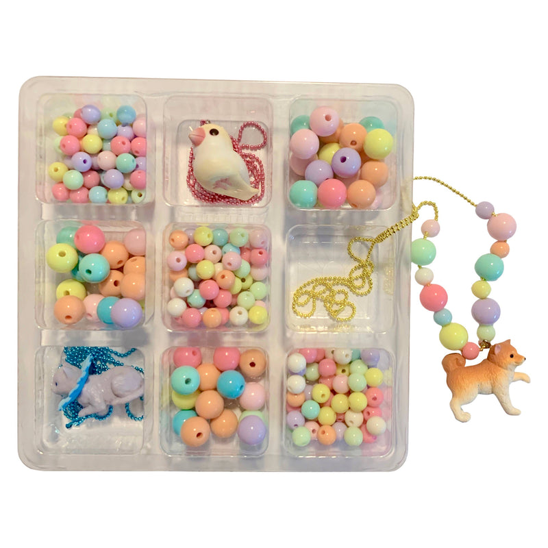 Deluxe Pop Cutie Necklace DIY Box (Make your Own Necklaces) Craft, Assorted Styles