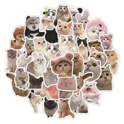 Cat Kitten Stickers Assortment Pack
