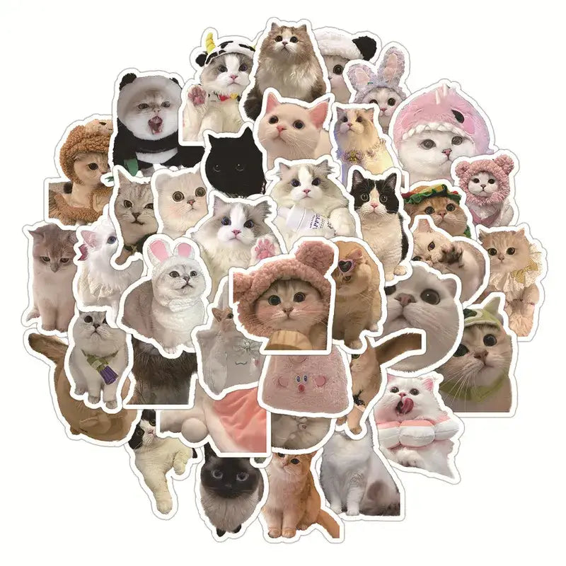 Cat Kitten Stickers Assortment Pack