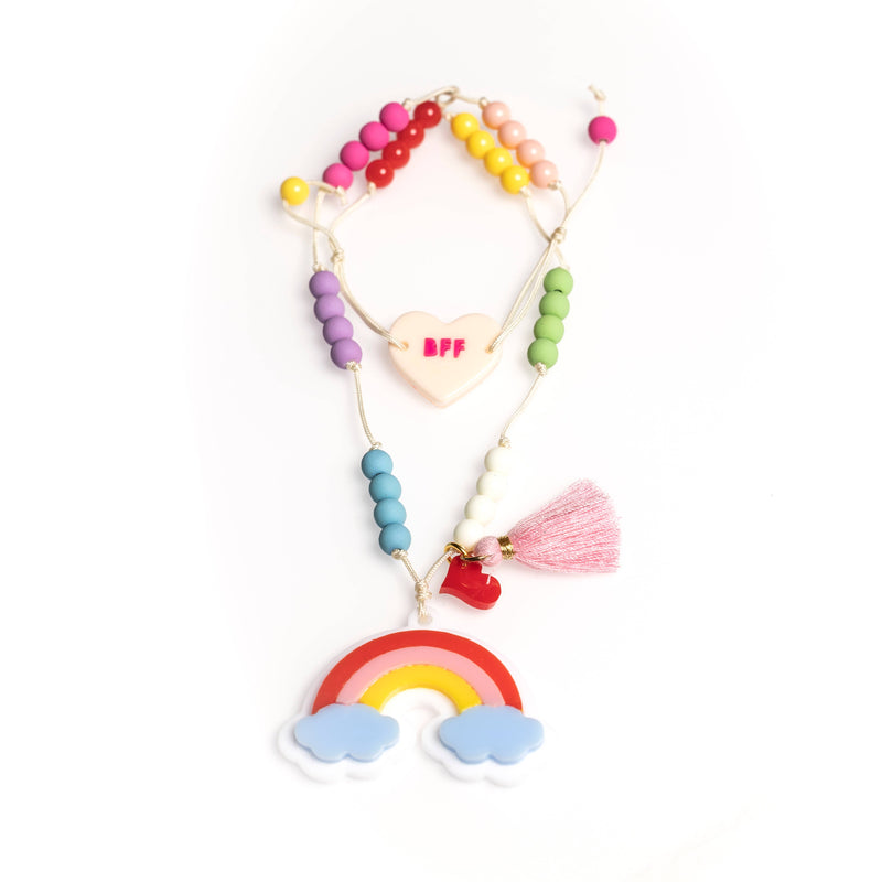 Rainbow Bead Mix Necklace