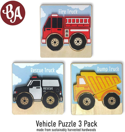 Vehicles Puzzles - Set or Individual Puzzle