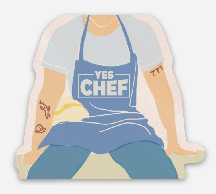 Yes Chef Sticker (The Bear)