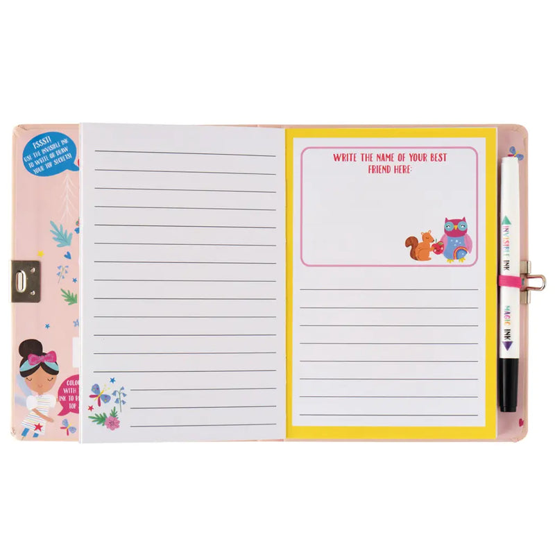 Rainbow Fairy Top Secret Lockable Diary