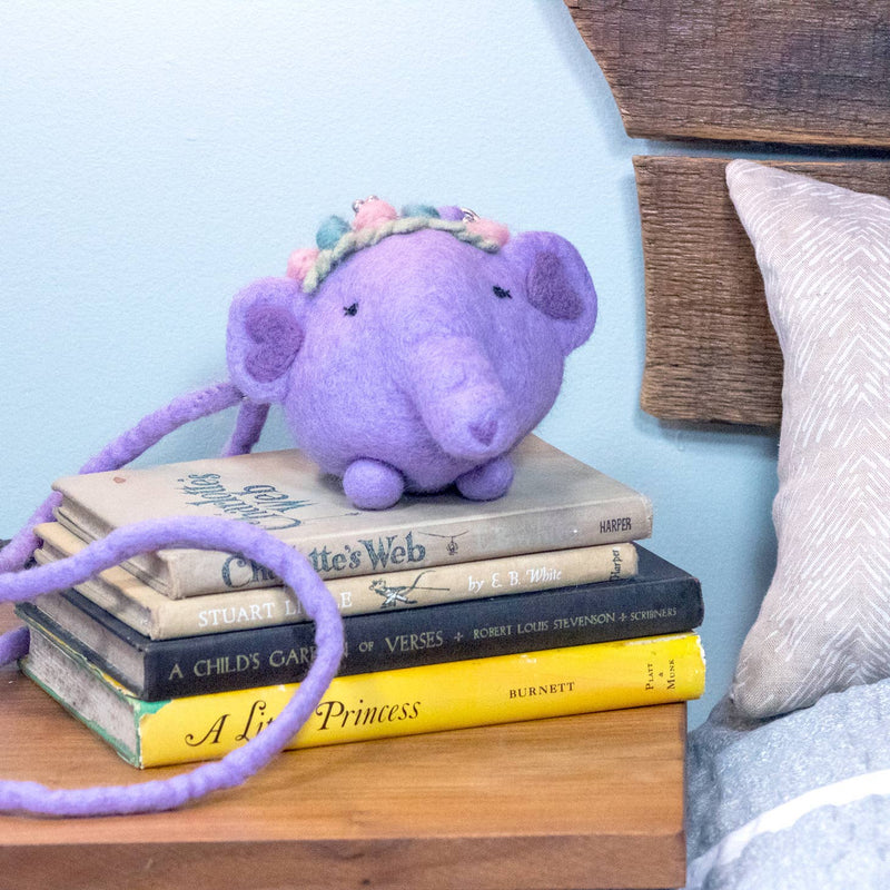 Emma Elephant Critter Clutch Purse