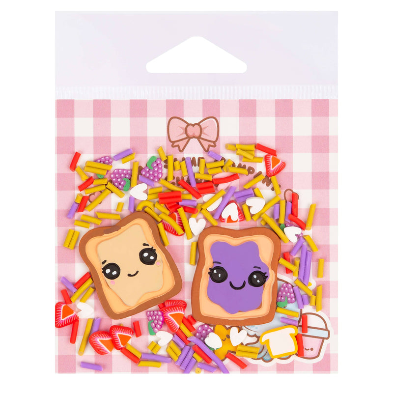 Peanut Butter Jelly Time Slime Toppings Charm Bag