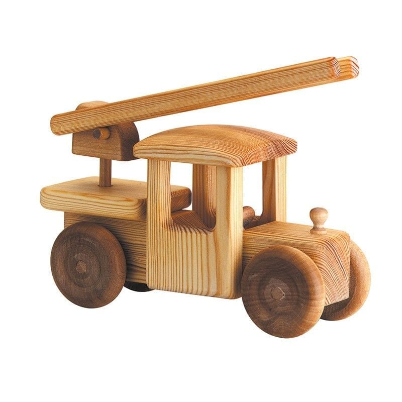 Wooden Toy Fire Truck, Large